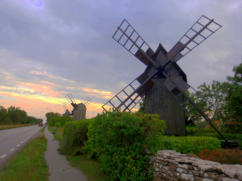 Windmills of Öland Island.